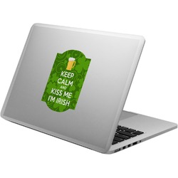 Kiss Me I'm Irish Laptop Decal (Personalized)