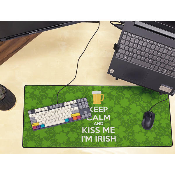 Kiss Me I'm Irish Large Gaming Mats - LIFESTYLE