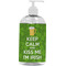Kiss Me I'm Irish Plastic Soap / Lotion Dispenser (16 oz - Large - White)