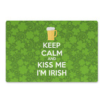 Kiss Me I'm Irish Large Rectangle Car Magnet