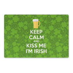Kiss Me I'm Irish Large Rectangle Car Magnet