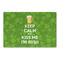 Kiss Me I'm Irish Large Rectangle Car Magnets- Front/Main/Approval