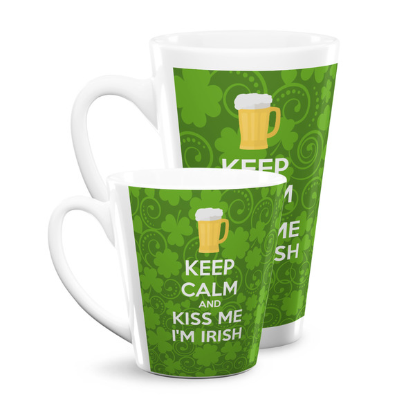 Kiss Me I'm Irish Latte Mugs Main