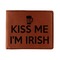 Kiss Me I'm Irish Leather Bifold Wallet - Single
