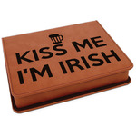Kiss Me I'm Irish Leatherette 4-Piece Wine Tool Set (Personalized)