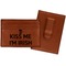 Kiss Me I'm Irish Leatherette Wallet with Money Clips - Front and Back