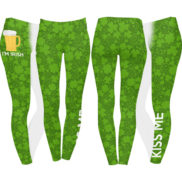 Kiss Me I'm Irish Leggings Turn Around - Apvl