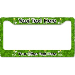 Kiss Me I'm Irish License Plate Frame - Style B