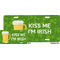 Kiss Me I'm Irish License Plate (Sizes)