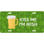 Kiss Me I'm Irish Front License Plate (Personalized)