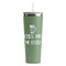 Kiss Me I'm Irish RTIC Everyday Tumbler with Straw - 28oz - Light Green - Single-Sided