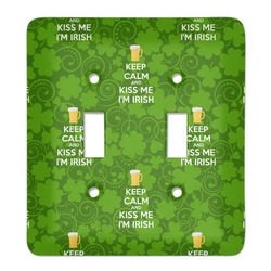 Kiss Me I'm Irish Light Switch Cover (2 Toggle Plate) (Personalized)