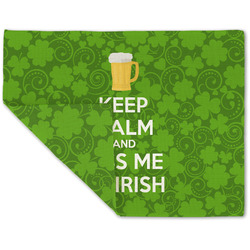 Kiss Me I'm Irish Double-Sided Linen Placemat - Single