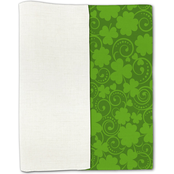 Kiss Me I'm Irish Linen Placemat - Folded Half