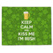 Kiss Me I'm Irish Single-Sided Linen Placemat - Single