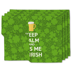 Kiss Me I'm Irish Double-Sided Linen Placemat - Set of 4