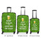 Kiss Me I'm Irish Luggage Bags all sizes - With Handle