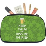 Kiss Me I'm Irish Makeup / Cosmetic Bag - Medium (Personalized)