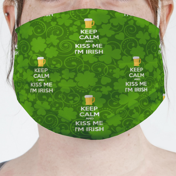 Custom Kiss Me I'm Irish Face Mask Cover (Personalized)