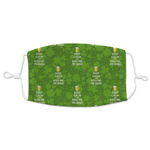Kiss Me I'm Irish Adult Cloth Face Mask - XLarge (Personalized)