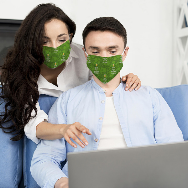 Kiss Me I'm Irish Mask1 Adult Lifestyle