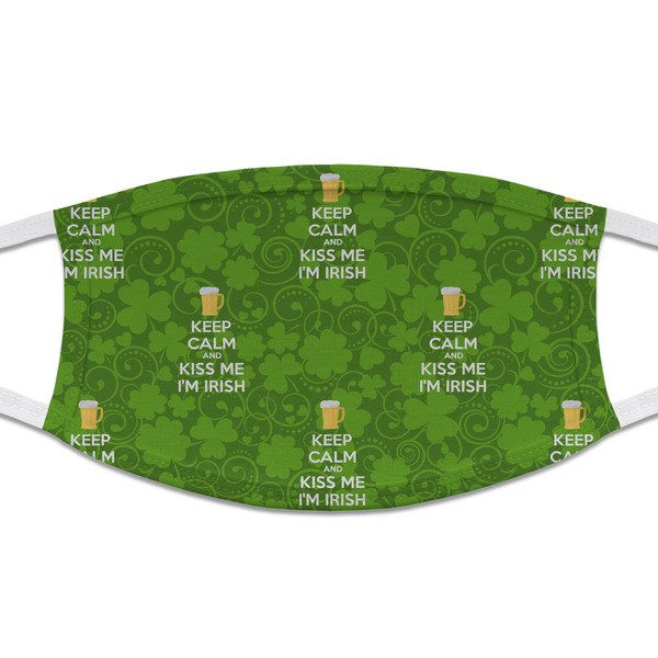 Custom Kiss Me I'm Irish Cloth Face Mask (T-Shirt Fabric) (Personalized)