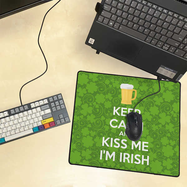 Kiss Me I'm Irish Medium Gaming Mats - LIFESTYLE