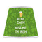 Kiss Me I'm Irish Poly Film Empire Lampshade - Front View