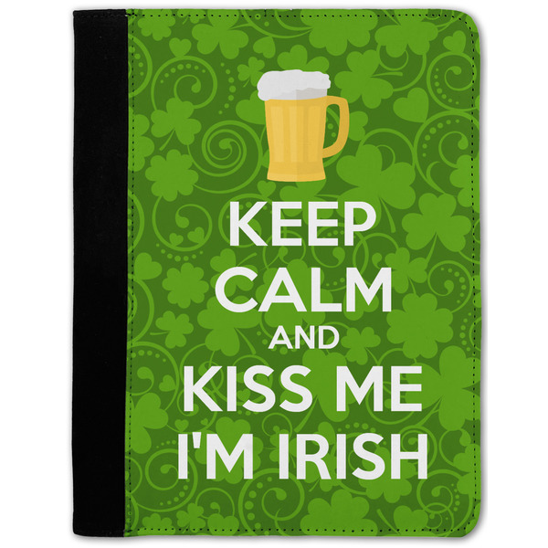 Custom Kiss Me I'm Irish Notebook Padfolio - Medium