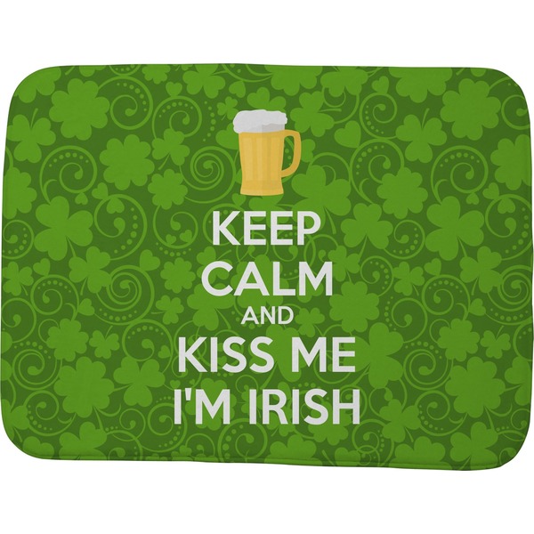 Kiss Me I'm Irish Memory Foam Bath Mat 48 X 36