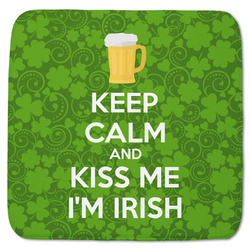 Kiss Me I'm Irish Memory Foam Bath Mat - 48"x48" (Personalized)