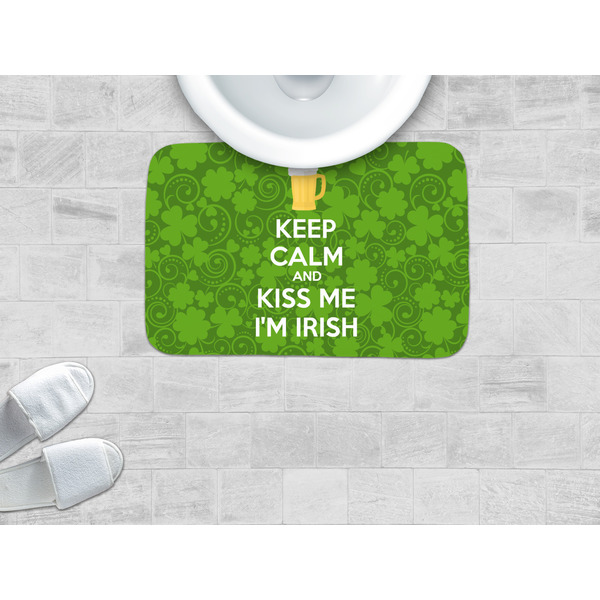 Kiss Me I'm Irish Memory Foam Bath Mat - LIFESTYLE