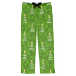 Kiss Me I'm Irish Mens Pajama Pants - XL (Personalized)