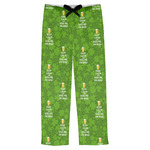 Kiss Me I'm Irish Mens Pajama Pants - L (Personalized)