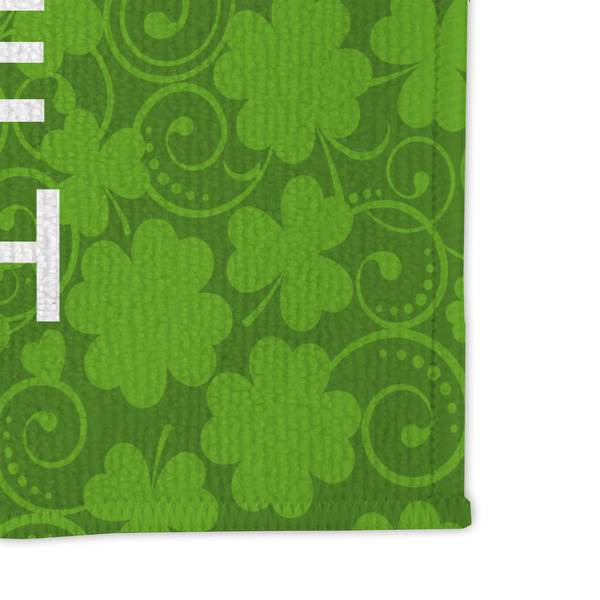 Kiss Me I'm Irish Microfiber Dish Rag - DETAIL