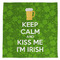 Kiss Me I'm Irish Microfiber Dish Rag - FRONT