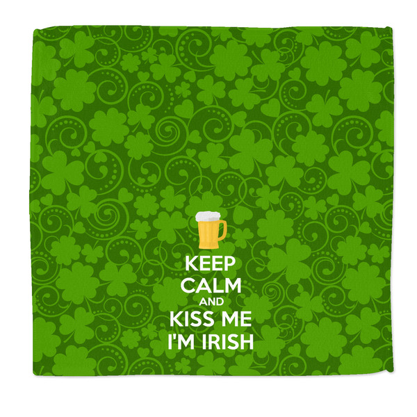 Custom Kiss Me I'm Irish Microfiber Dish Rag