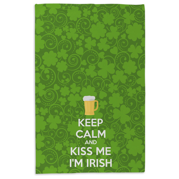 Kiss Me I'm Irish Microfiber Dish Towel - APPROVAL