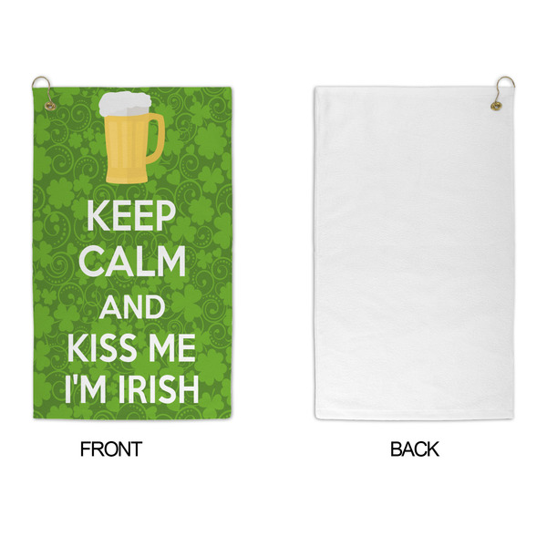 Kiss Me I'm Irish Microfiber Golf Towels - APPROVAL