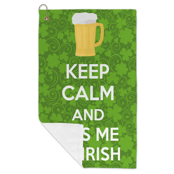 Kiss Me I'm Irish Microfiber Golf Towels - FOLD