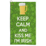 Kiss Me I'm Irish Microfiber Golf Towel