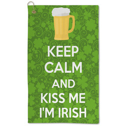 Kiss Me I'm Irish Microfiber Golf Towel