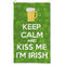 Kiss Me I'm Irish Microfiber Golf Towel - Large