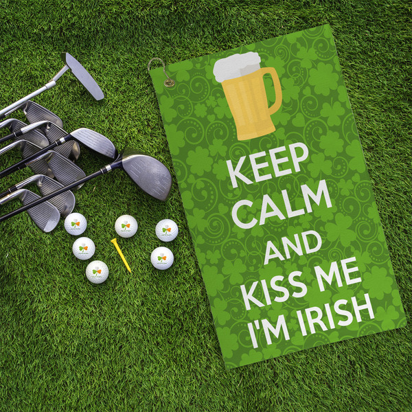 Kiss Me I'm Irish Microfiber Golf Towels - LIFESTYLE