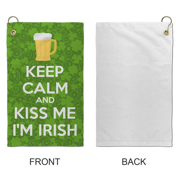 Kiss Me I'm Irish Microfiber Golf Towels - Small - APPROVAL