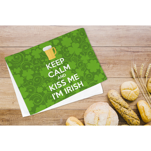Kiss Me I'm Irish Microfiber Kitchen Towel - LIFESTYLE