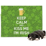 Kiss Me I'm Irish Dog Blanket (Personalized)