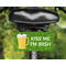 Kiss Me I'm Irish Mini License Plate on Bicycle - LIFESTYLE Two holes