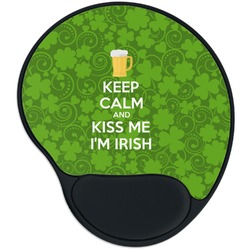 Kiss Me I'm Irish Mouse Pad with Wrist Support