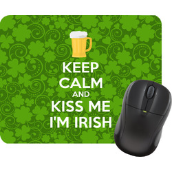 Kiss Me I'm Irish Rectangular Mouse Pad (Personalized)